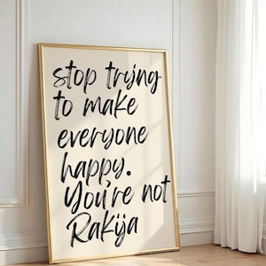 Balkan Rakija Poster – Stop Trying to Make Everyone Happy You Are Not Rakija – Funny Balkan Wall Art Ex Yu Decor