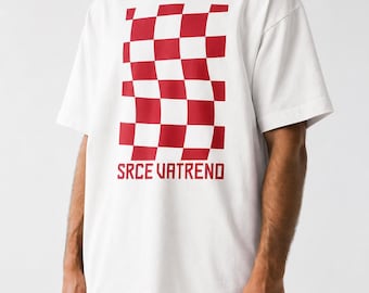 Srce Vatreno Croatia Shirt, Croatian Football Tee, Vatreni Fan Shirt, World Cup Croatia T-Shirt, Hrvatska Streetwear