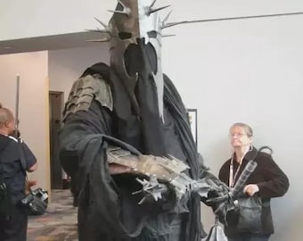 Witch King of Angmar Nazgul Costume – Medieval Ringwraith Black Outfit for Halloween Cosplay And Christmas Gifts