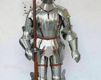 Medieval Knight Full Body Armour Suit | Wearable Combat Armor Halloween & Cosplay Costume