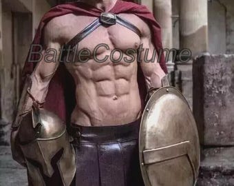 Disfraz de espartano 300 - Traje de armadura de cuerpo completo espartano - Disfraz de Halloween espartano