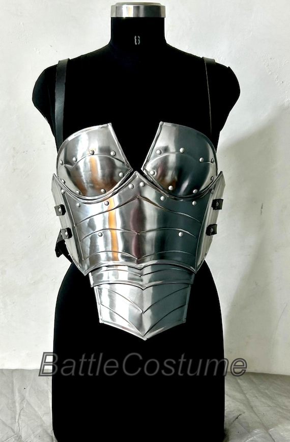 Medieval Female Knight Steel Breastplate | Lady LARP Armor Chest Plate Reenactment Armor Cuirass