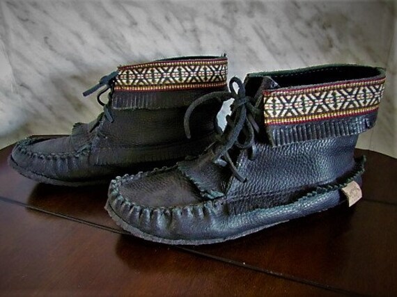 ankle high moccasins