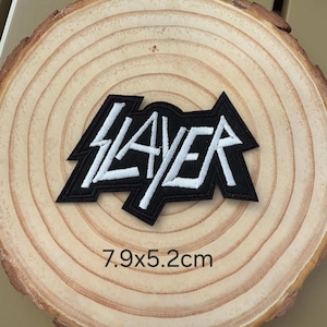 Slayer Heavy Metal Music Band Embroidery iron on Patch