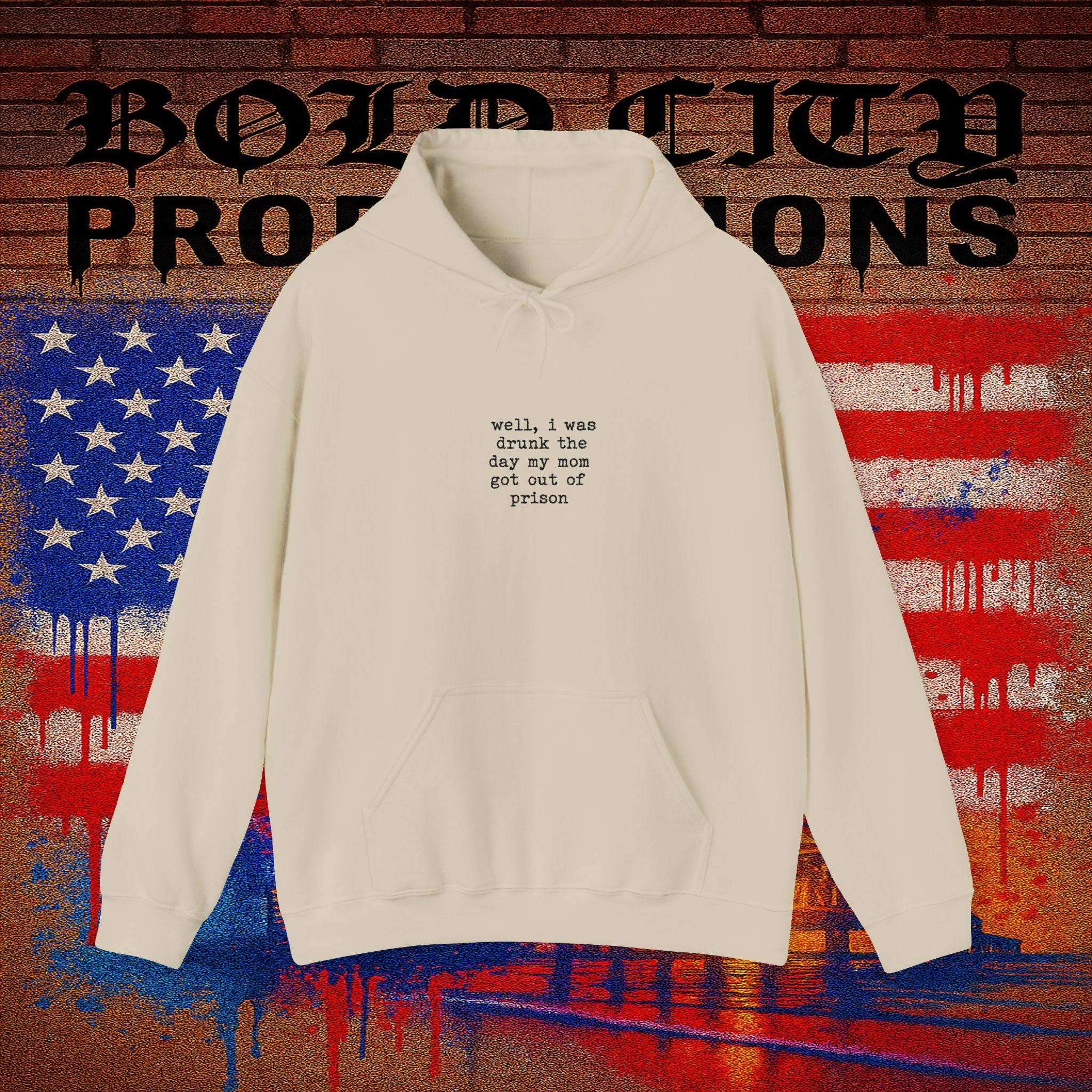 Embroidered Outlaw Hoodie Classic Country Music Lyric in