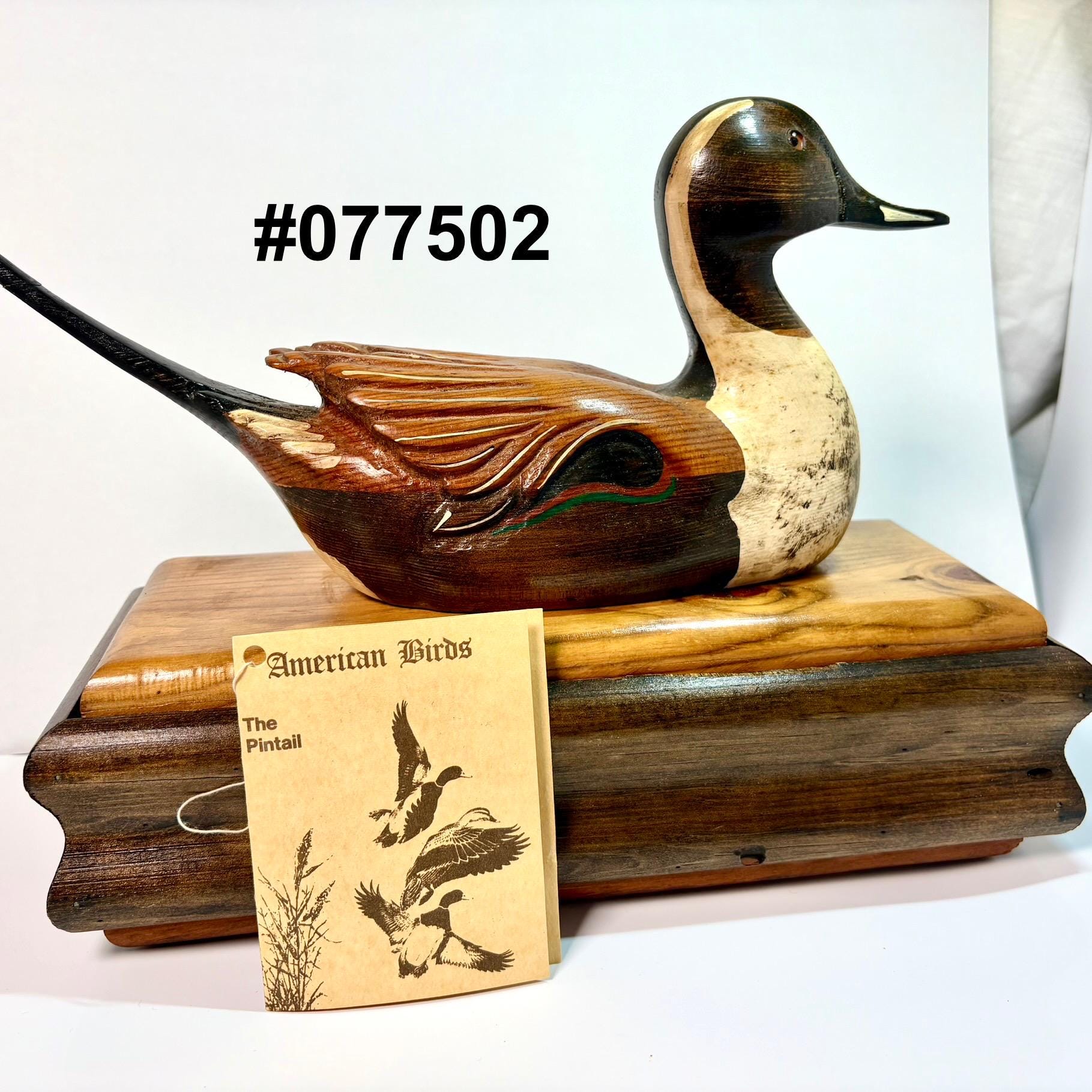 Tom Taber（トム・タバー:アメリカ彫刻家）カモの木彫デコイ Tom Taber（トム・タバー:アメリカ彫刻家）カモの木彫デコイ