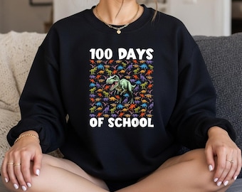 100e schooldag 100 dagen dinosaurus TRex Lover Boys kinderen sublimatie, png | Digitale download | Clipart voor T-shirts, mokken en bekers