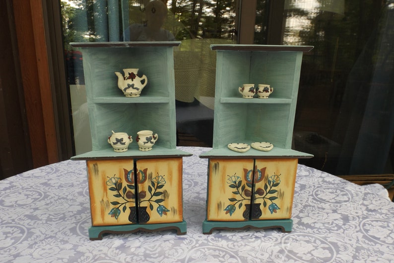 Antique Doll House Furniture Choice Wood Miniature Kitchen Etsy