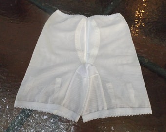 Tummy Control Panties w/ suspender hooks Sz L High Waist, Shape-wear Panties, White Panties ,Women Underwear, Gift idea  New old stock