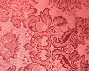 104"x 60" extra large rectangular damask easy care burgundy reversible tablecloth . Intricate design Wedding Banquet Big family Gift idea