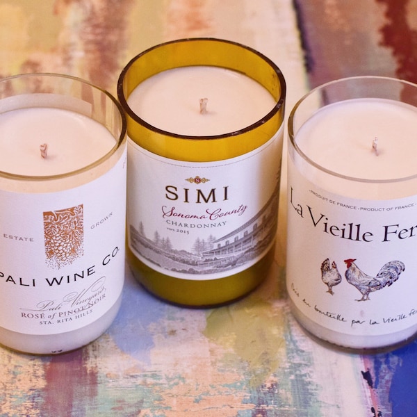 Mystery Wine Bottle Candle