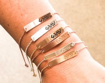 God is Greater Than the Highs and Lows Bar Bracelet. Gift For Women, Girls. Christian. First Communion. Mother's Day. Easter. Inspirational.