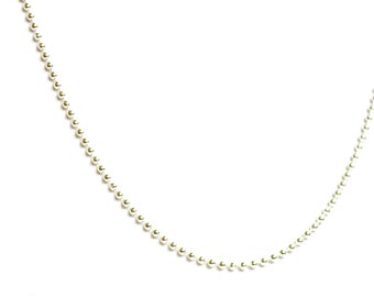 Sterling Ball  Chain. Add On Or Stand Alone. Layering Chain. Minimalist Jewelry. Dainty Chain.