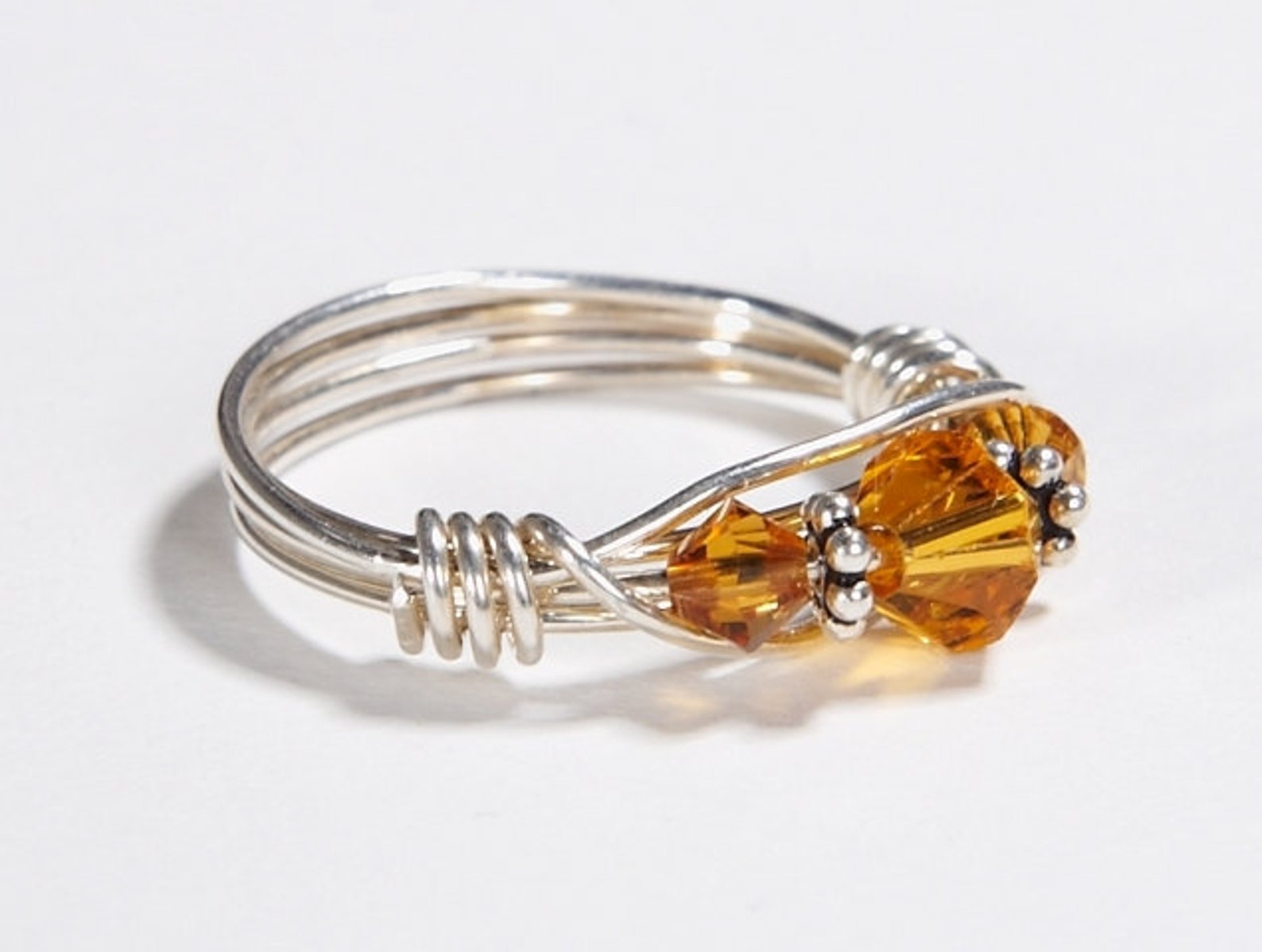 November Birthstone Ring: Handmade Sterling Silver November | Etsy