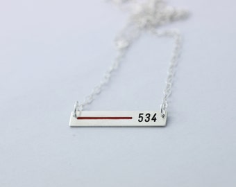 Personalized Necklace Firefighter Wife 