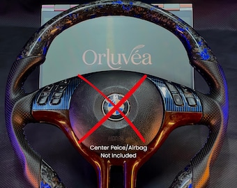 BMW M3 E46 325i 330i M5 E39 X5 E53 Forged Custom Steering Wheel – Orluvéa Premium Handmade Upgrade