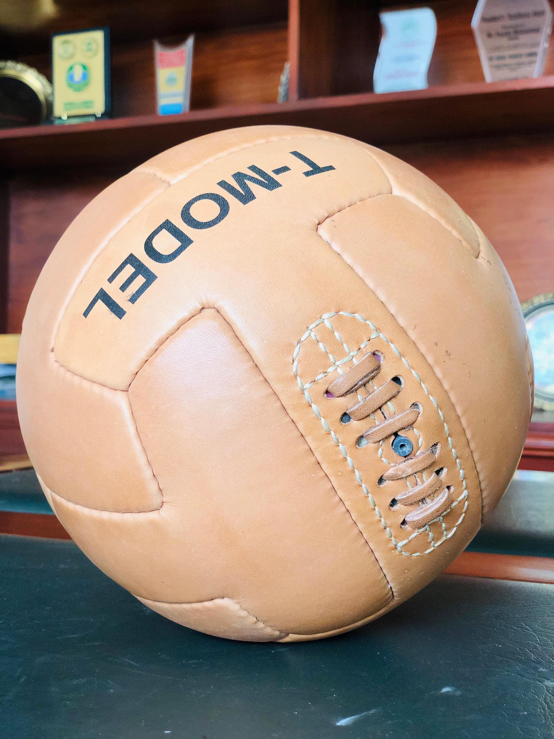 1930 FIFA World Cup Leather Soccer Ball: Vintage Style, Official