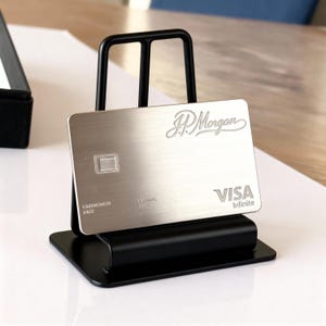 Zakelijke VISA Infinite-kaart van JP Morgan met lasergegraveerd metaal: aanpasbare nieuwigheid voor verzamelaars Onbeperkte toegang
