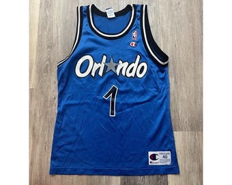 VTG 90s Orlando Magic Penny Hardaway Champion NBA-jersey, maat 40/m
