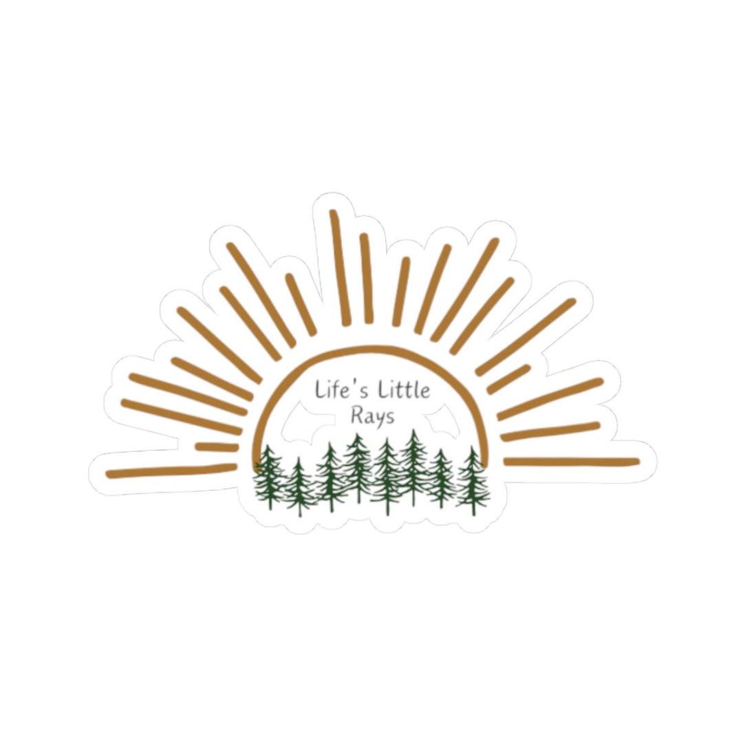 Light Rays Stickers Life's Little Ray's, Nature-themed Stickers, Life's Little Rays Decor ...