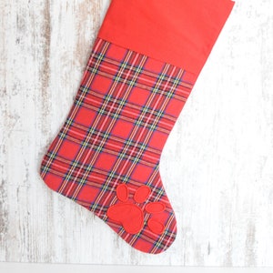 Dog Christmas Stocking Lovingkindness   Whimsical  Stockings for your Good Dog Mantle Fireplace Decor