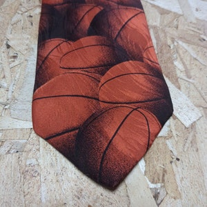 Basketball Necktie by Ralph Marlin Just Balls Basketballs