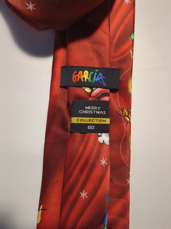 Santa and His Sleigh Christmas Men's Necktie by t… - image 3