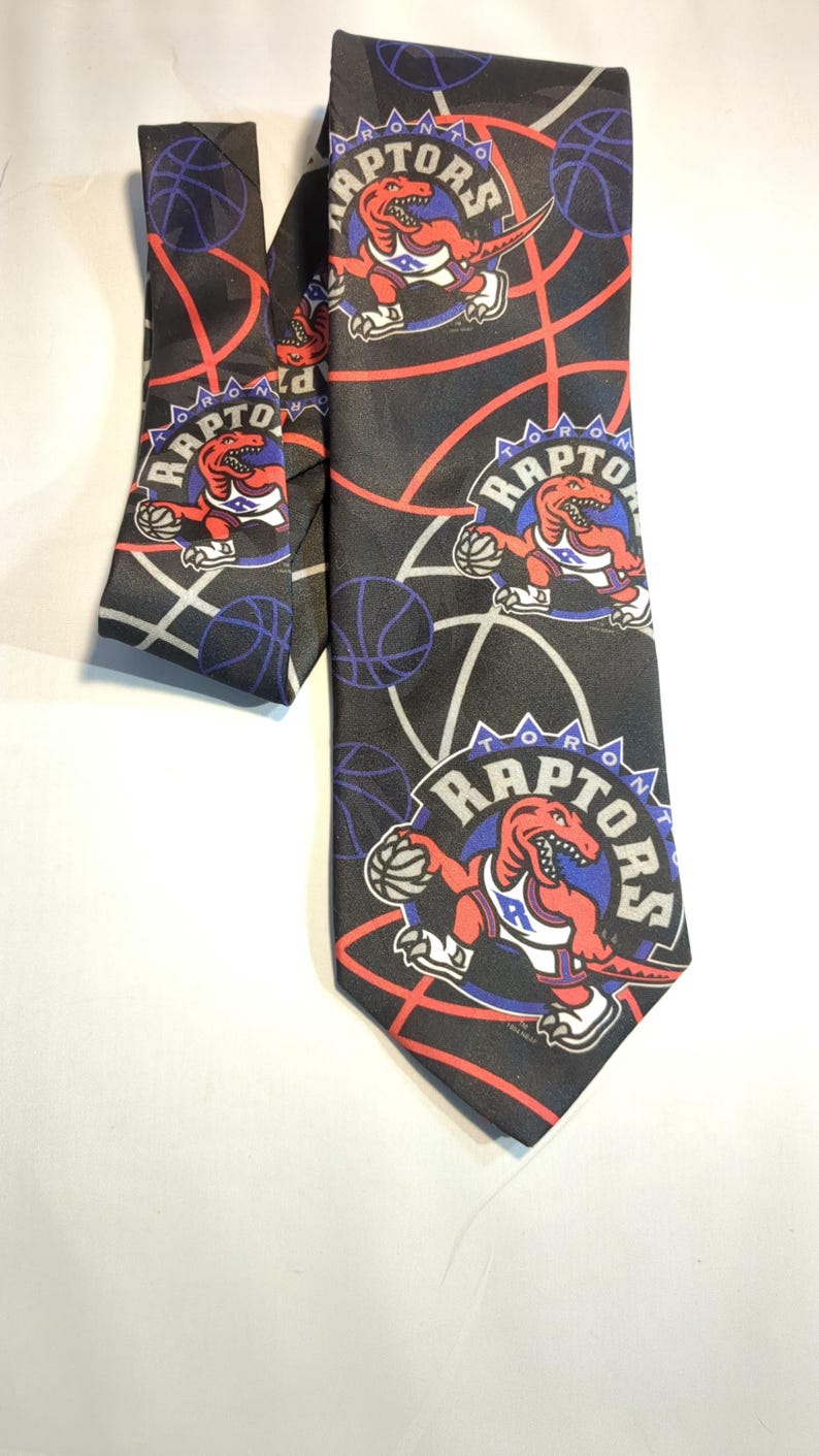 Toronto Raptors Pattern Toronto Raptors NBA Basketball Men's Necktie - Etsy