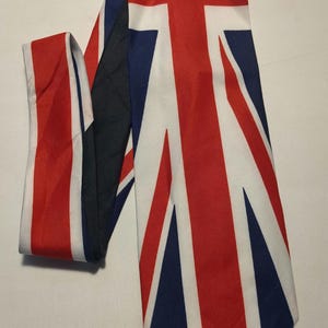 Flag British Union Jack UK United Kingdom Men's Ties Neckties