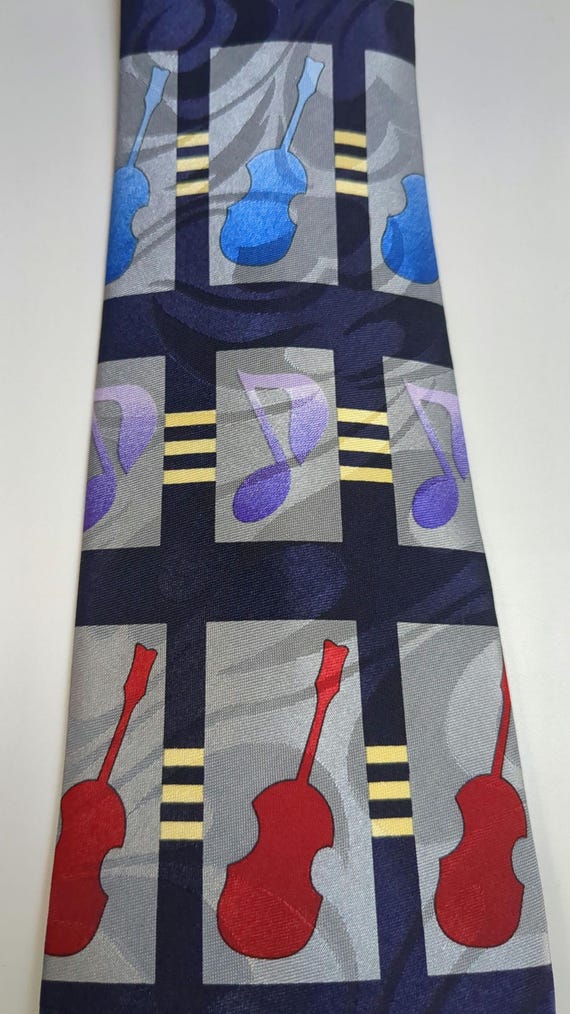 String  Instruments Music Note Steven Harris Tie … - image 3