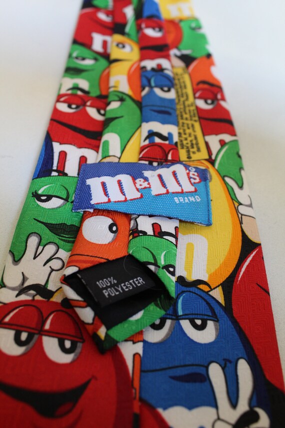 M&M's Mens Character Neck Tie Large Multi Color C… - image 2