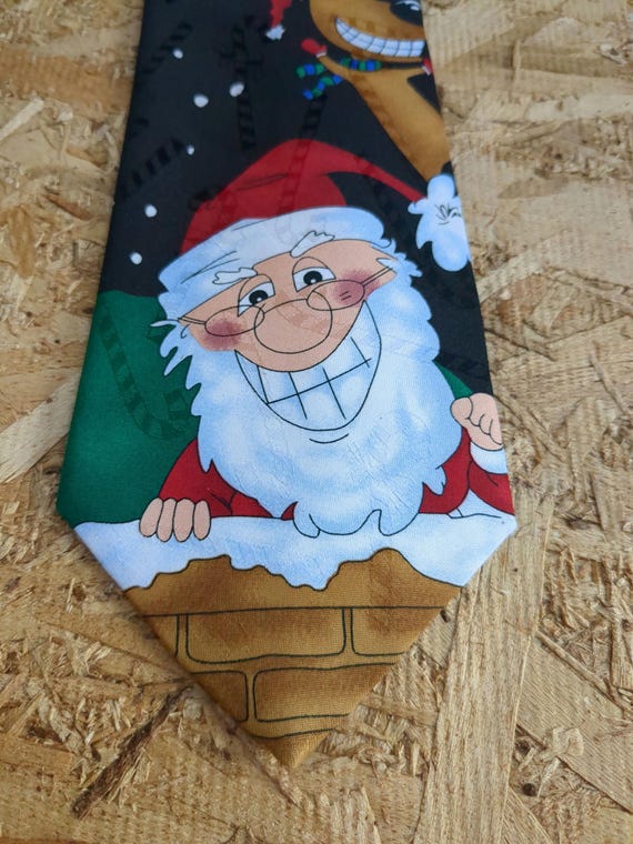 Vestiti Eleganti Stravaganti Tradizioni Natalizie Hallmark Uomo Cravatta Cravatta Musicale Babbo Natale Canti Lavoro Papà Regalo - Italia Costume National - Foto 6
