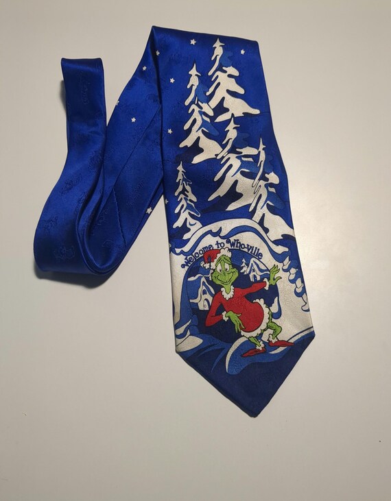 grinch christmas tie
