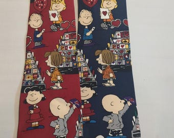 Snoopy Valentines 'P.S. I Love You' Peanuts Cartoon Men's Tie - Etsy