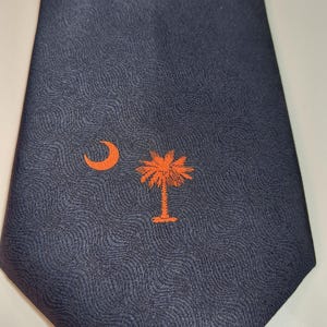 South Carolina Flag - Navy Ralph Marlin Tie Men&#39;s Ties Neckties