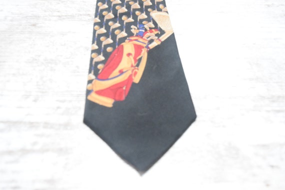 Golfer's Dress Men's Tie Necktie Elegant Imported… - image 2