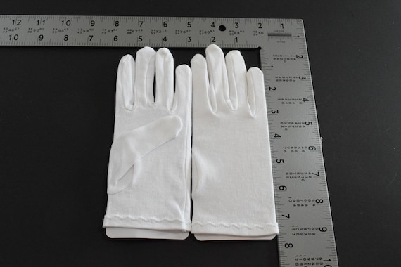 Guantes de algodón en blanco para adulto. Varias tallas