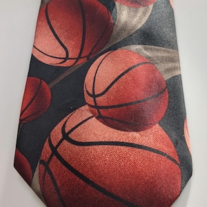 Basketballs &quot;Just Balls Basketball Motion&quot; Men&#39;s Ties Neckties