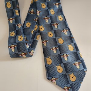 Winnie The Pooh Tie Pooh Tie Pooh and Tigger Tie Collectors Tie Cartoon Animation Tie Character Tie Vintage Tie