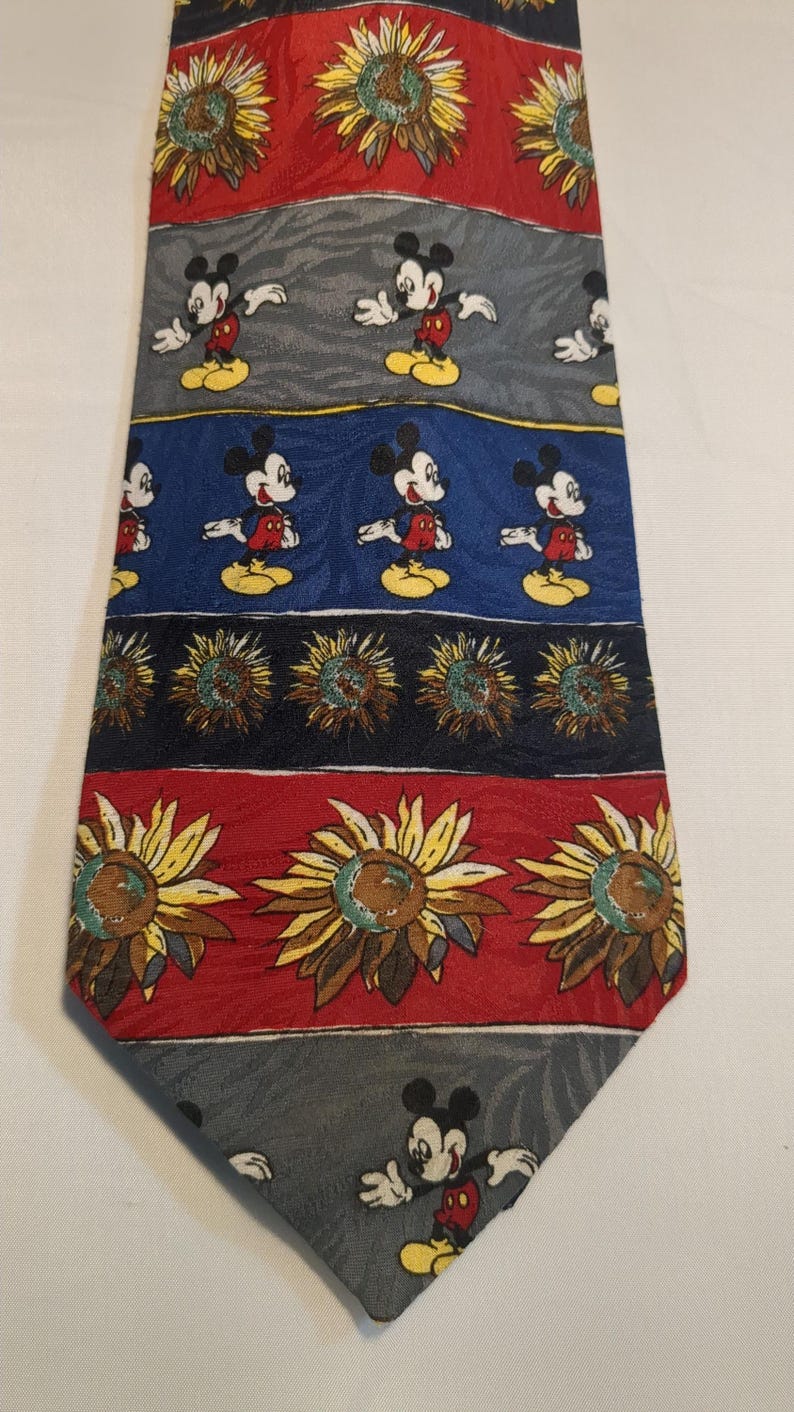 Disney Mickey Mouse Repeated With Dandelion's Men's Ties Neckties - Etsy