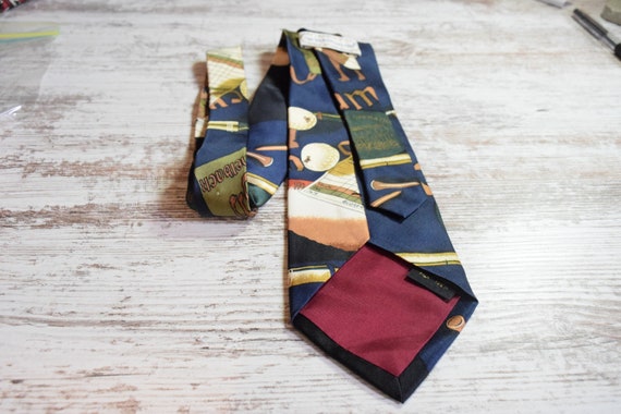 Golf Shop Necktie America's 100 Best Golf Shops 100% Silk Tie by The Silk Connection Father's Day Gift View 2