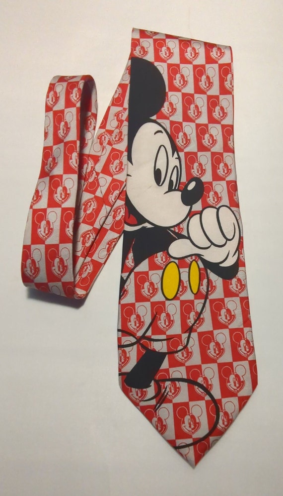 Mickey Mouse Silk Necktie