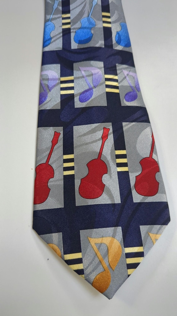 String  Instruments Music Note Steven Harris Tie … - image 1