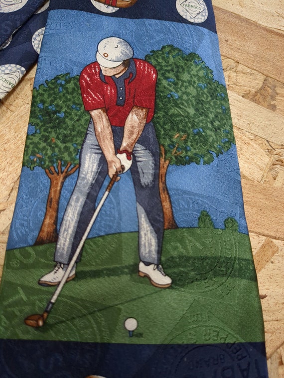 Men's Tabasco Golf Bag & Clubs with Golfer Design… - image 3