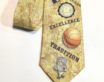 University of North Carolina Tarheels 100% Silk Necktie