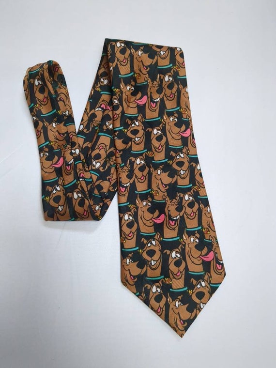 SCOOBY-DOO! Novelty Tie Necktie Polyester  1997 Ha