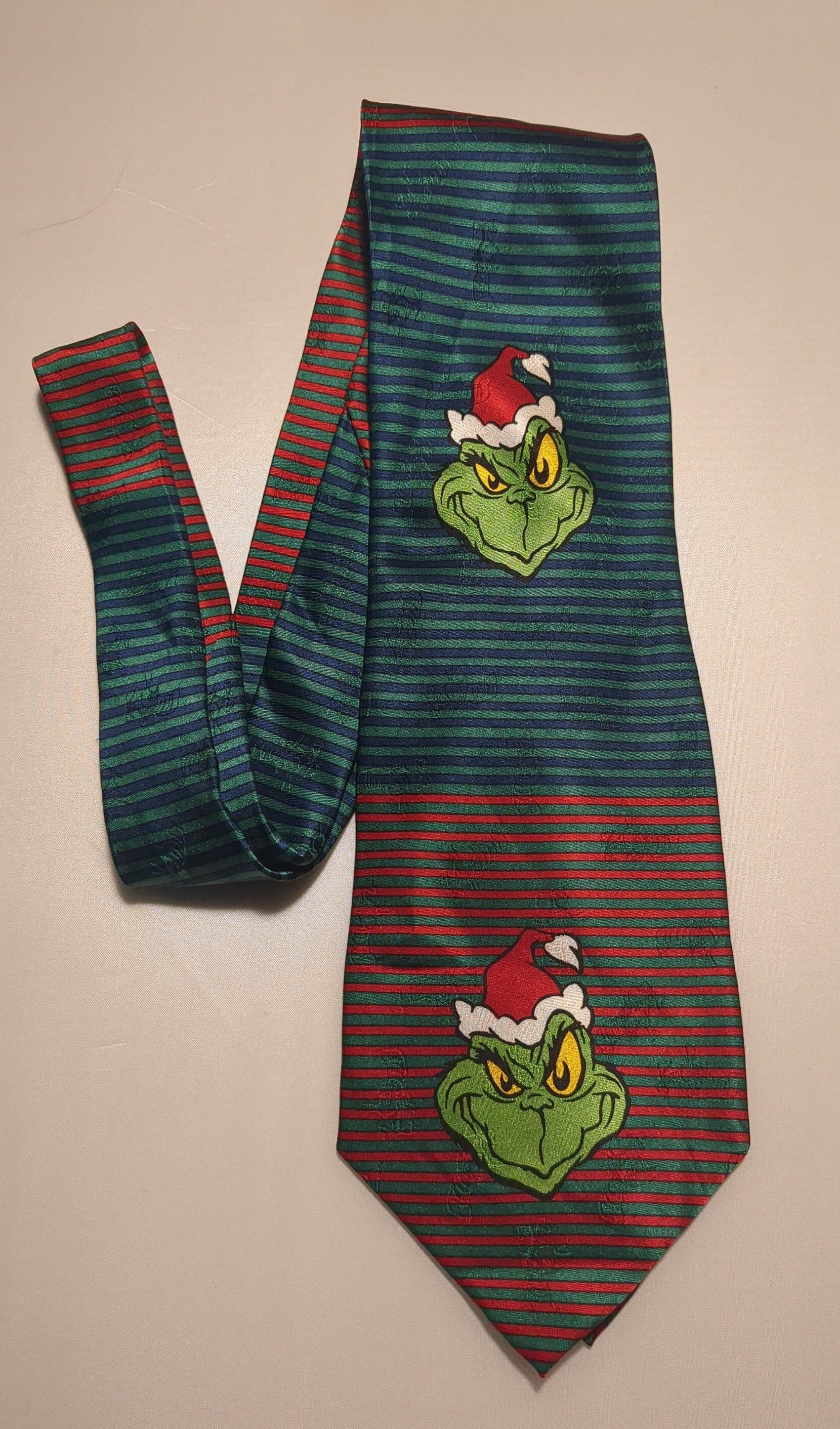 grinch christmas tie