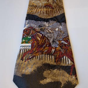 Horse Racing A. Rogers Tie Men&#39;s Ties Neckties