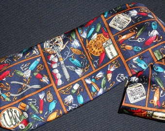 alynn neckwear tacke box men's ties, fishing tie