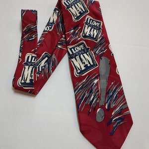 Bud Light I Love You Man Tie Necktie Beer Anheuser Busch 1998
